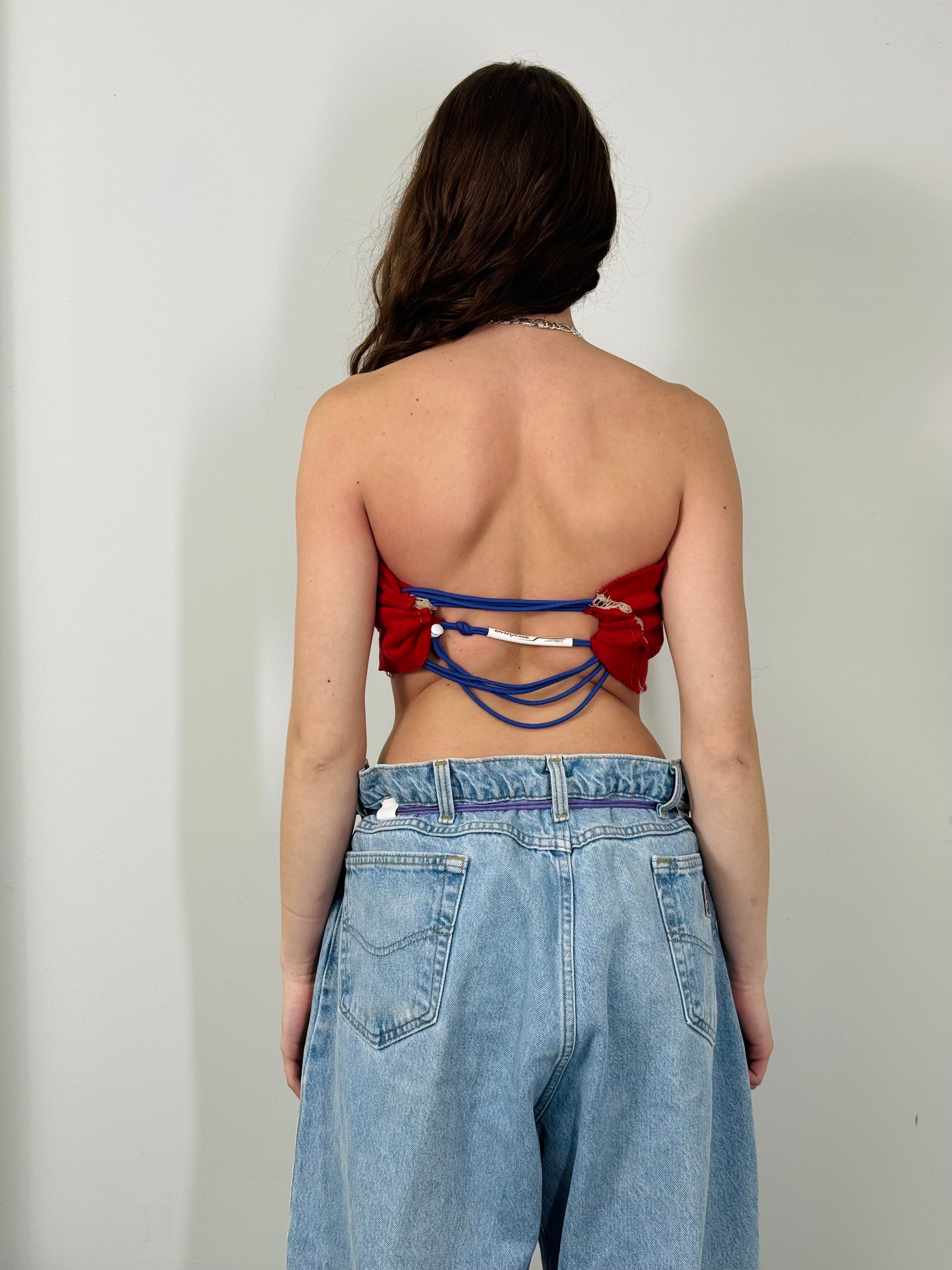 OG-MYNT™ x EMPATHY SPLICED CREWNECK AND BANDEAU SET
