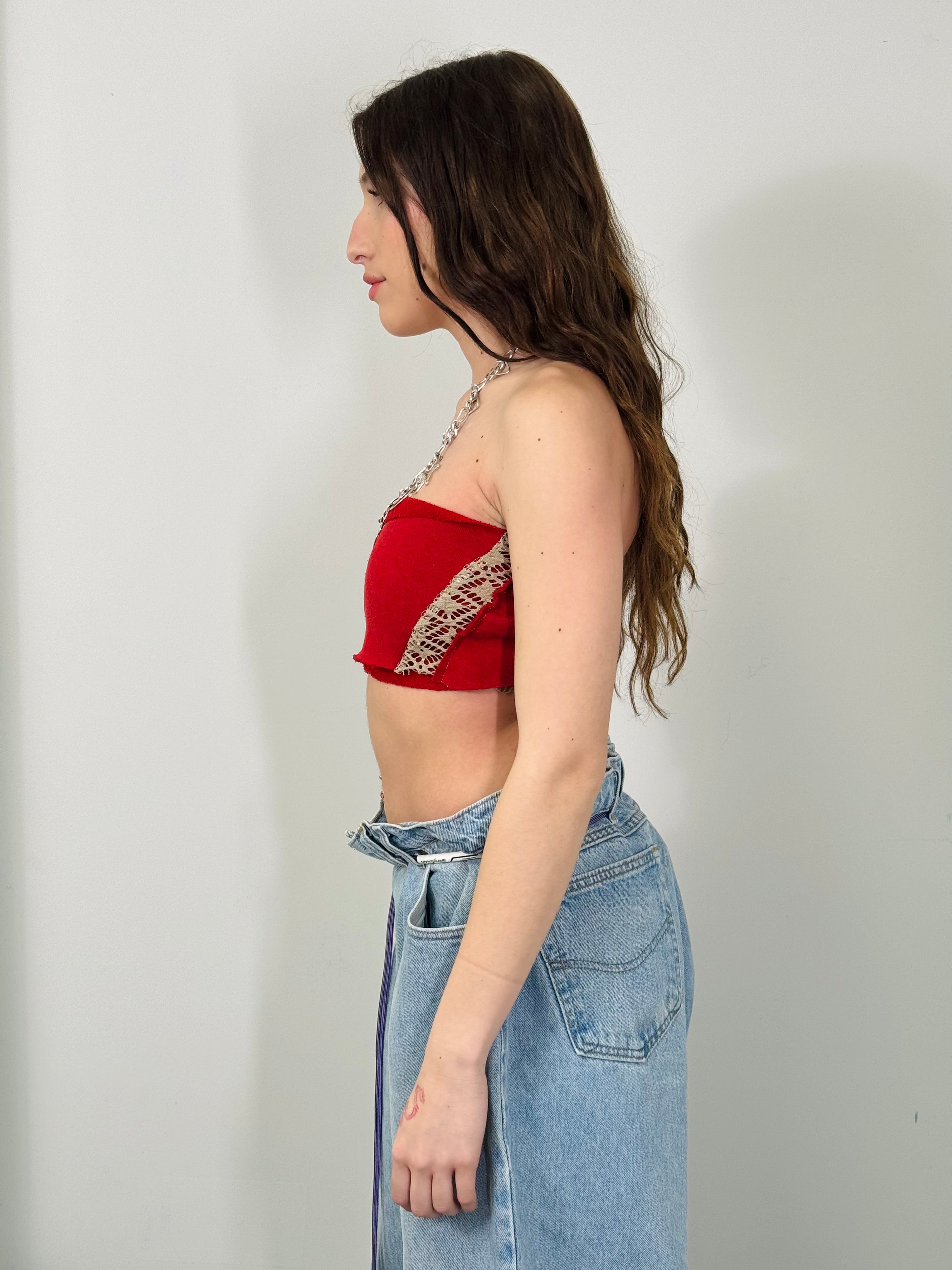 OG-MYNT™ x EMPATHY SPLICED CREWNECK AND BANDEAU SET