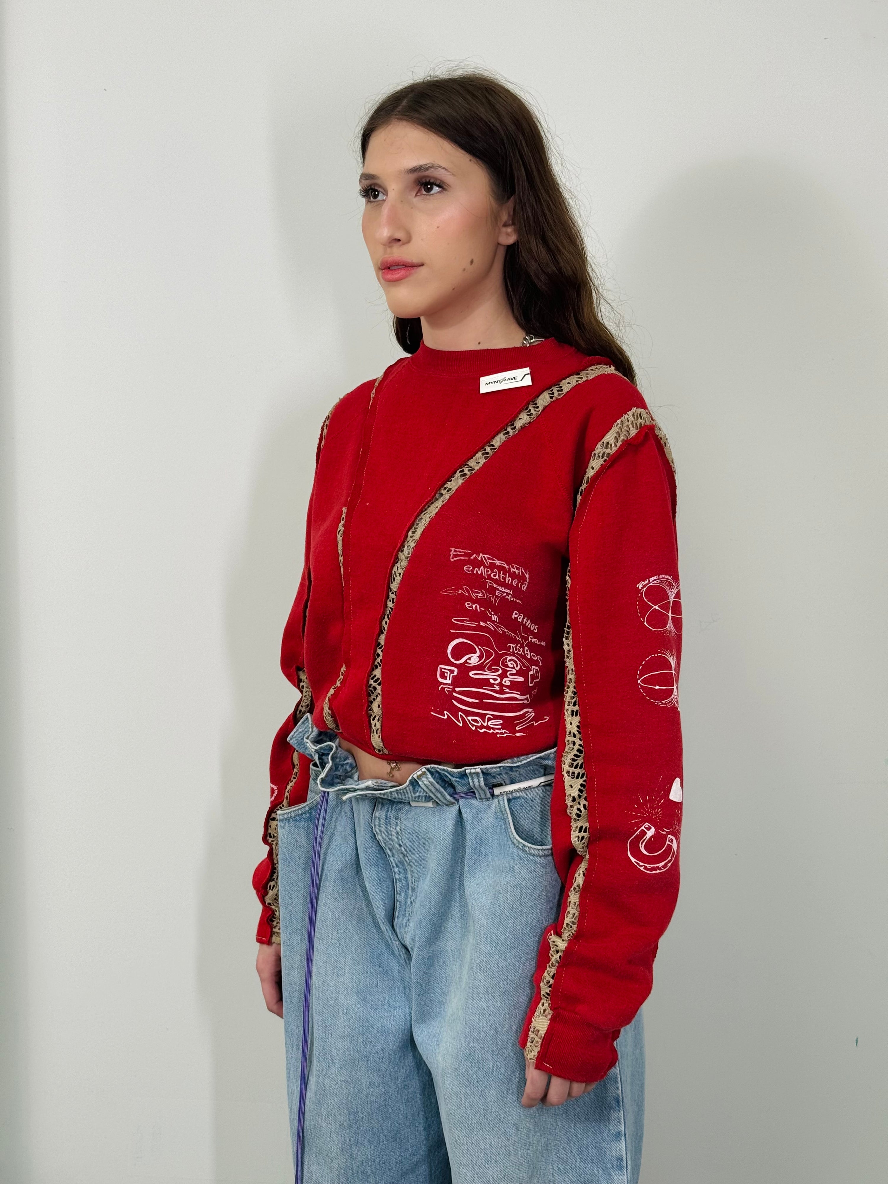 OG-MYNT™ x EMPATHY SPLICED CREWNECK AND BANDEAU SET