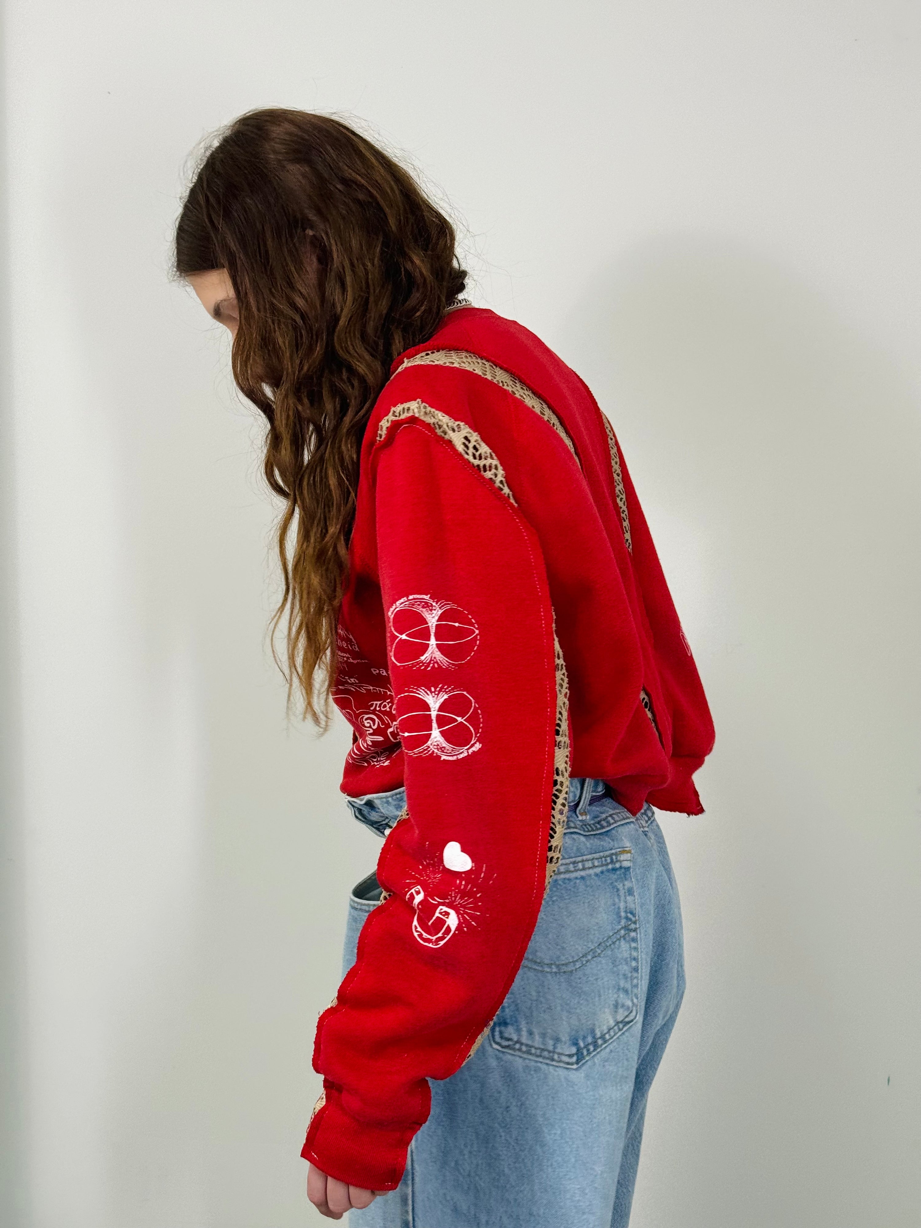 OG-MYNT™ x EMPATHY SPLICED CREWNECK AND BANDEAU SET
