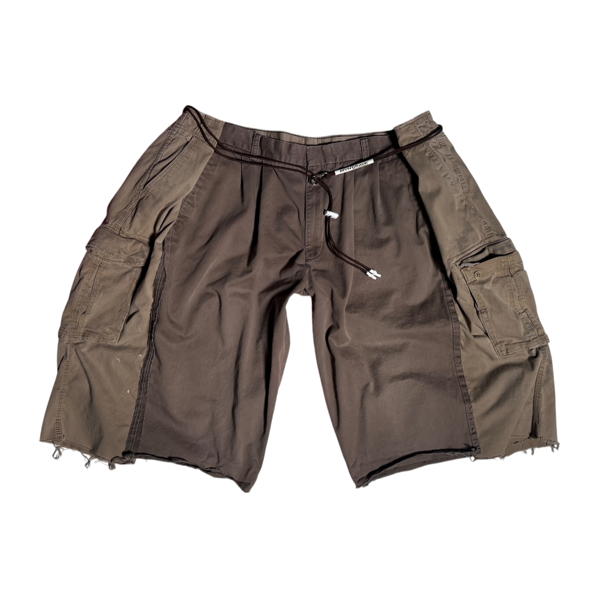 OG-MYNT™ DOUBLE WIDE CUTOFF #1 — LIGHT BROWN CARGO · M2 · 16"