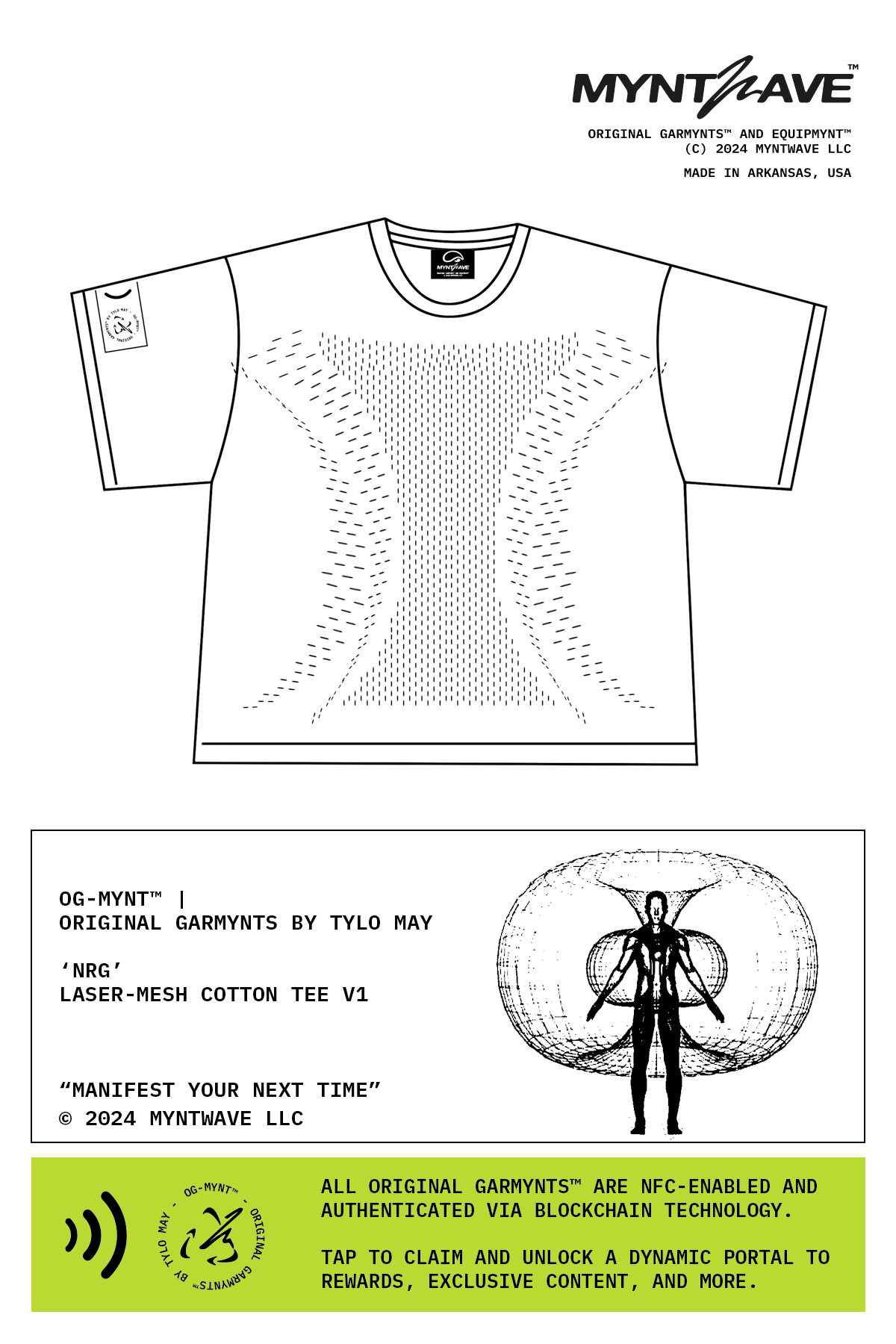 'FORCEFIELD’ TEE v1 // WHITE