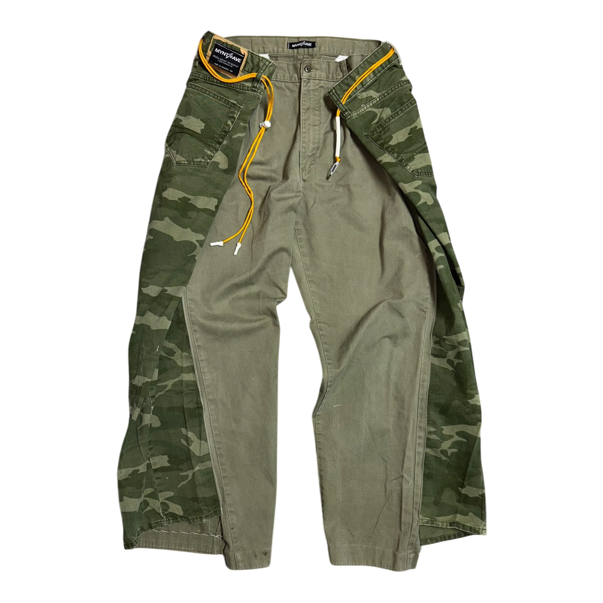 OG-MYNT™ DOUBLE-WIDE JEAN #8 [GREEN/CAMO]
