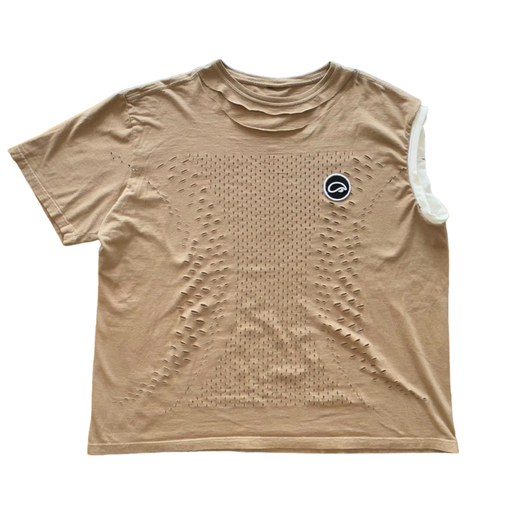 OG-MYNT™ 'FORCEFIELD’ LASER MULTI-TEE // TAN