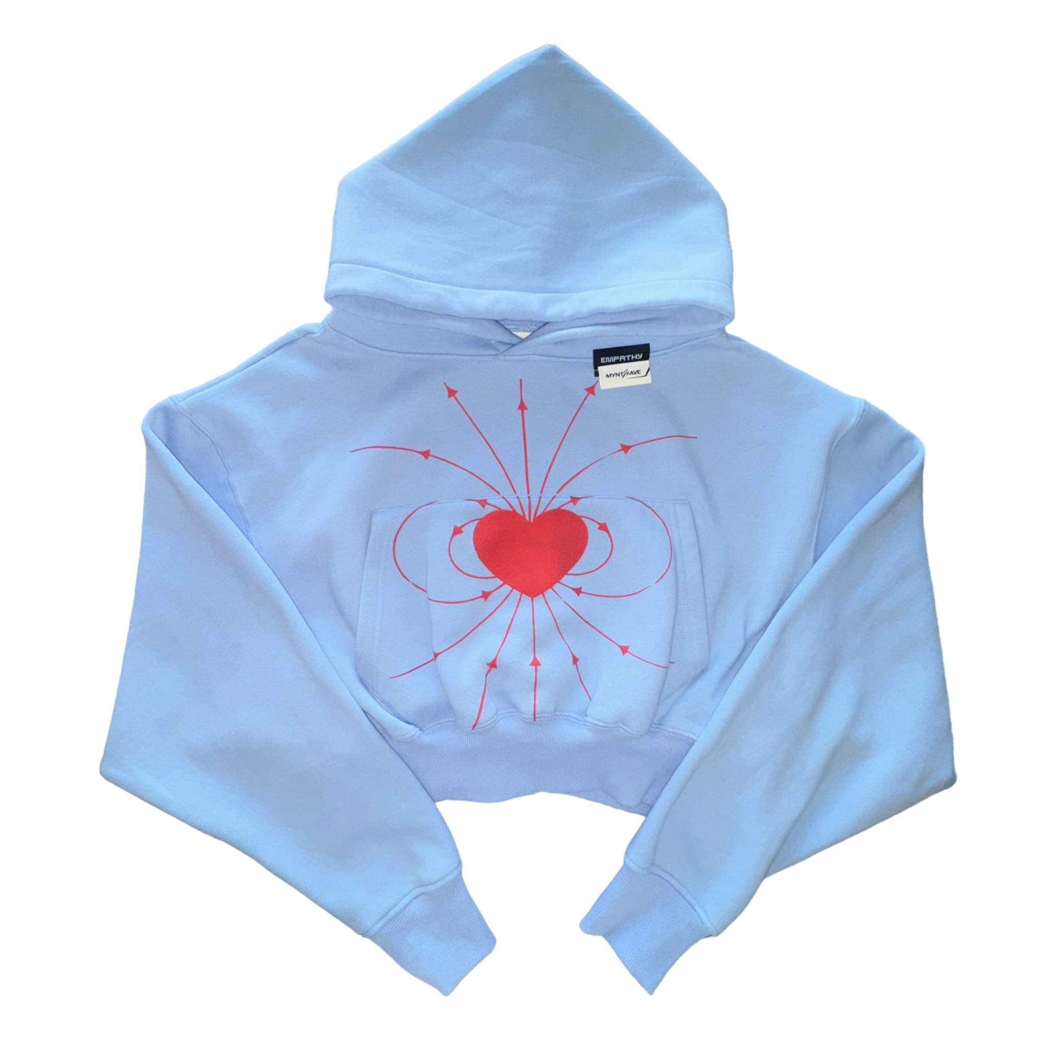 OG-MYNT™ x EMPATHY "HEART-MATH" CROP HOODIE