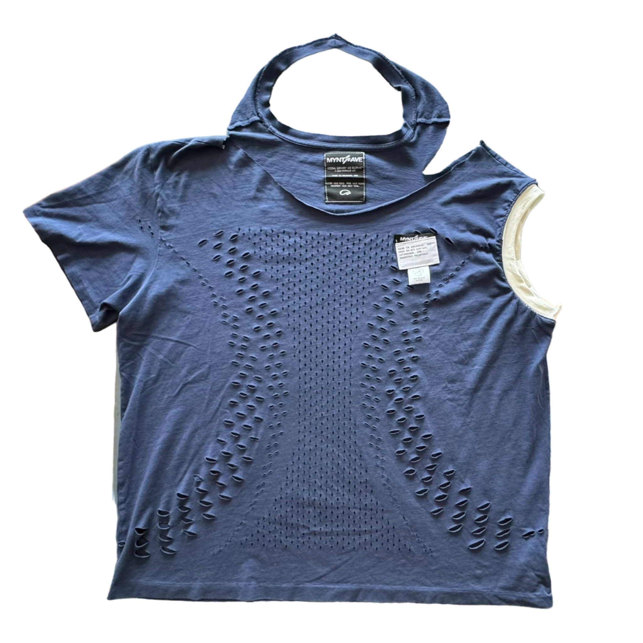 OG-MYNT™ 'FORCEFIELD’ LASER MULTI-TEE // NAVY