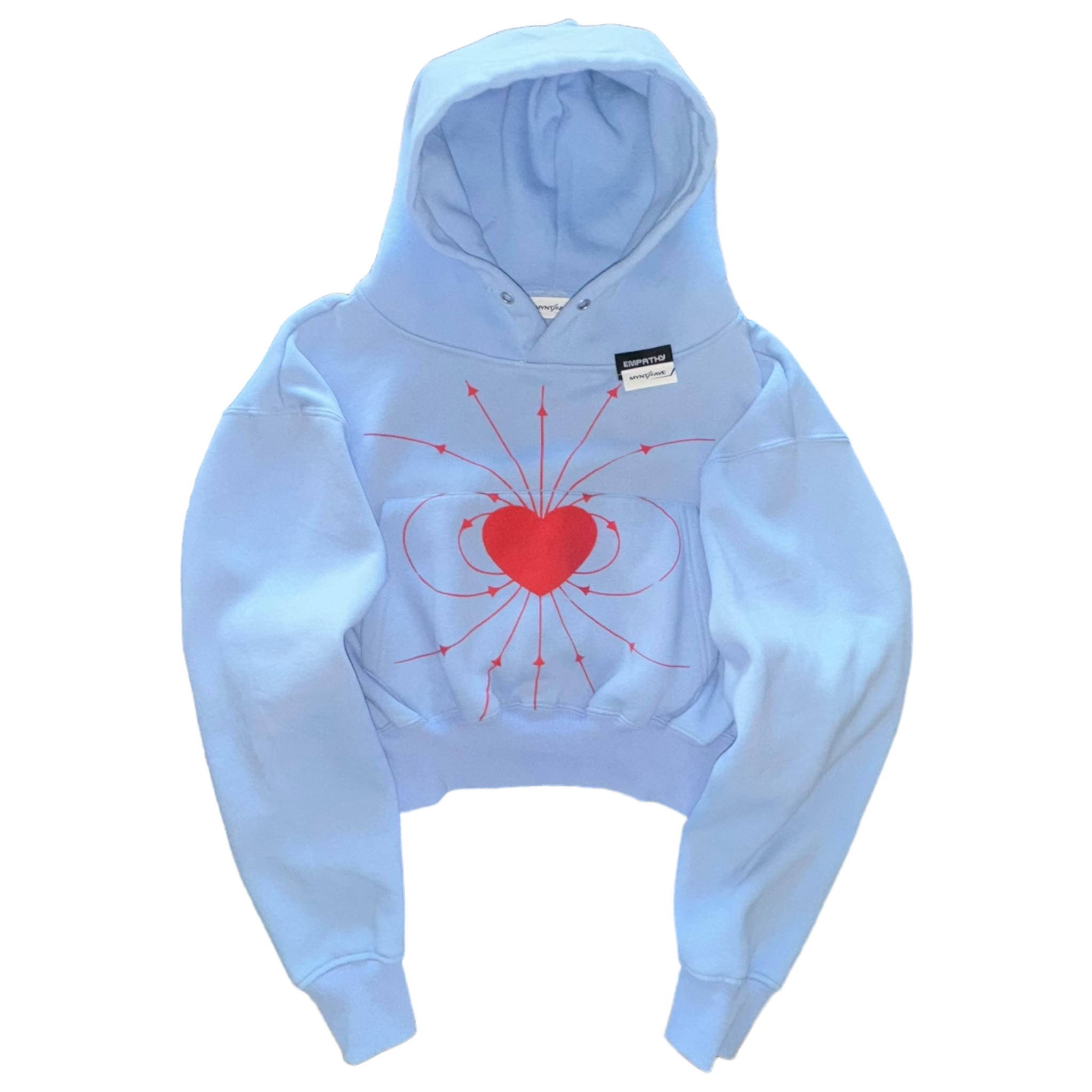 OG-MYNT™ x EMPATHY "HEART-MATH" CROP HOODIE