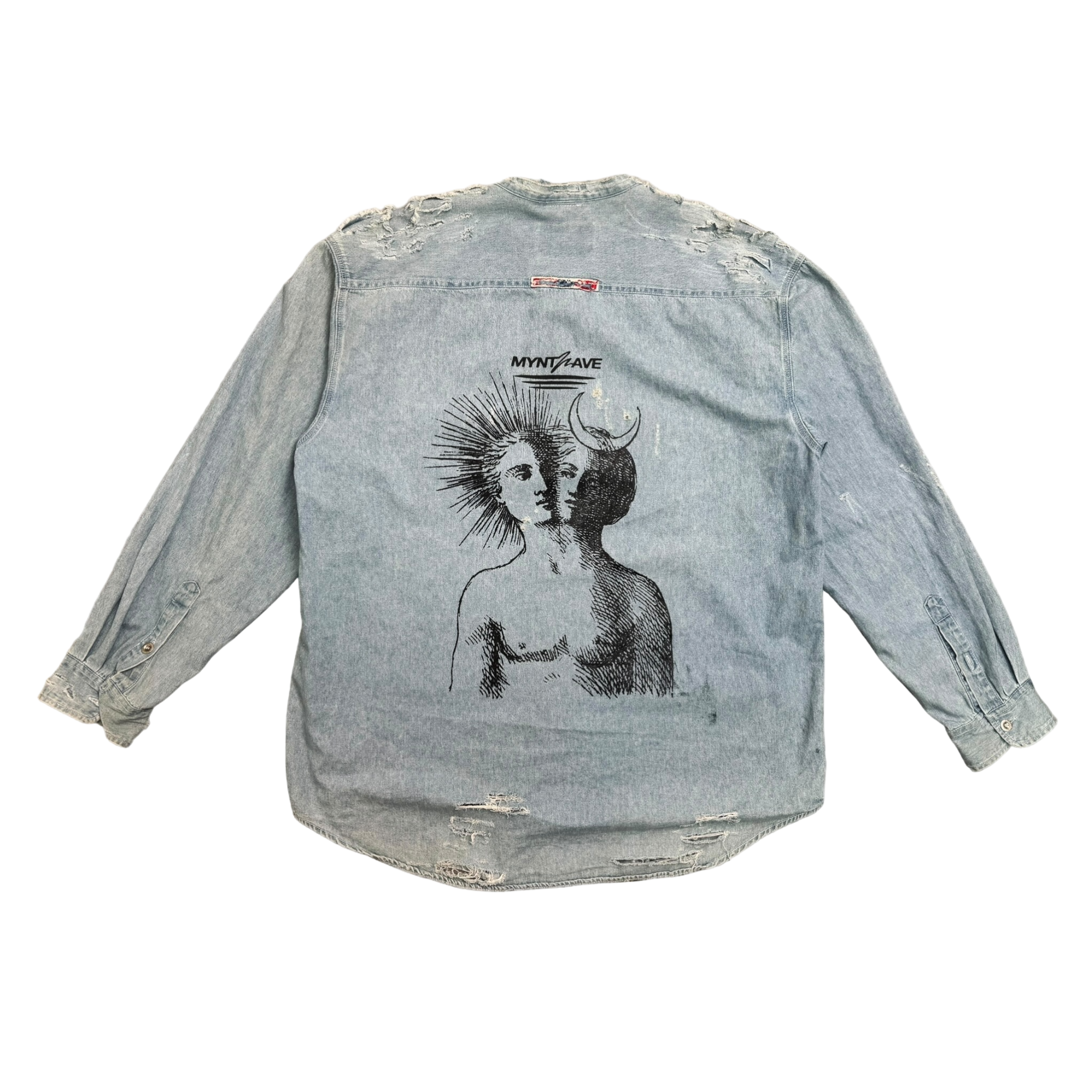 OG-MYNT™ DISTRESSED "REBIS" DENIM SHIRT