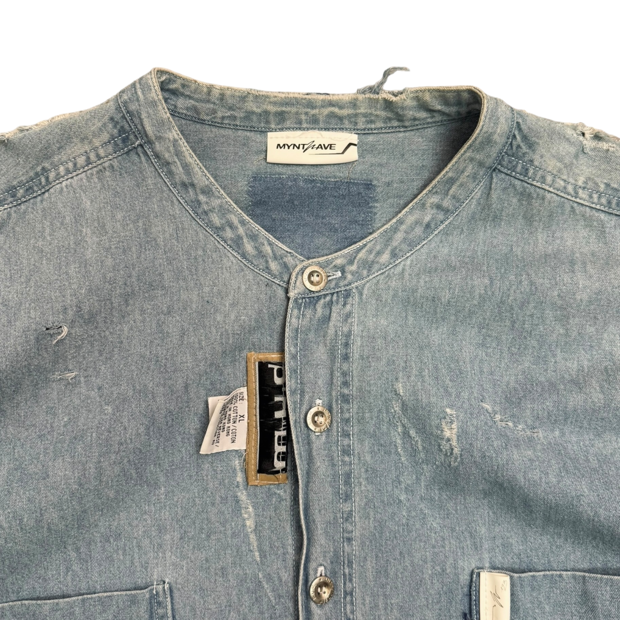 OG-MYNT™ DISTRESSED "REBIS" DENIM SHIRT
