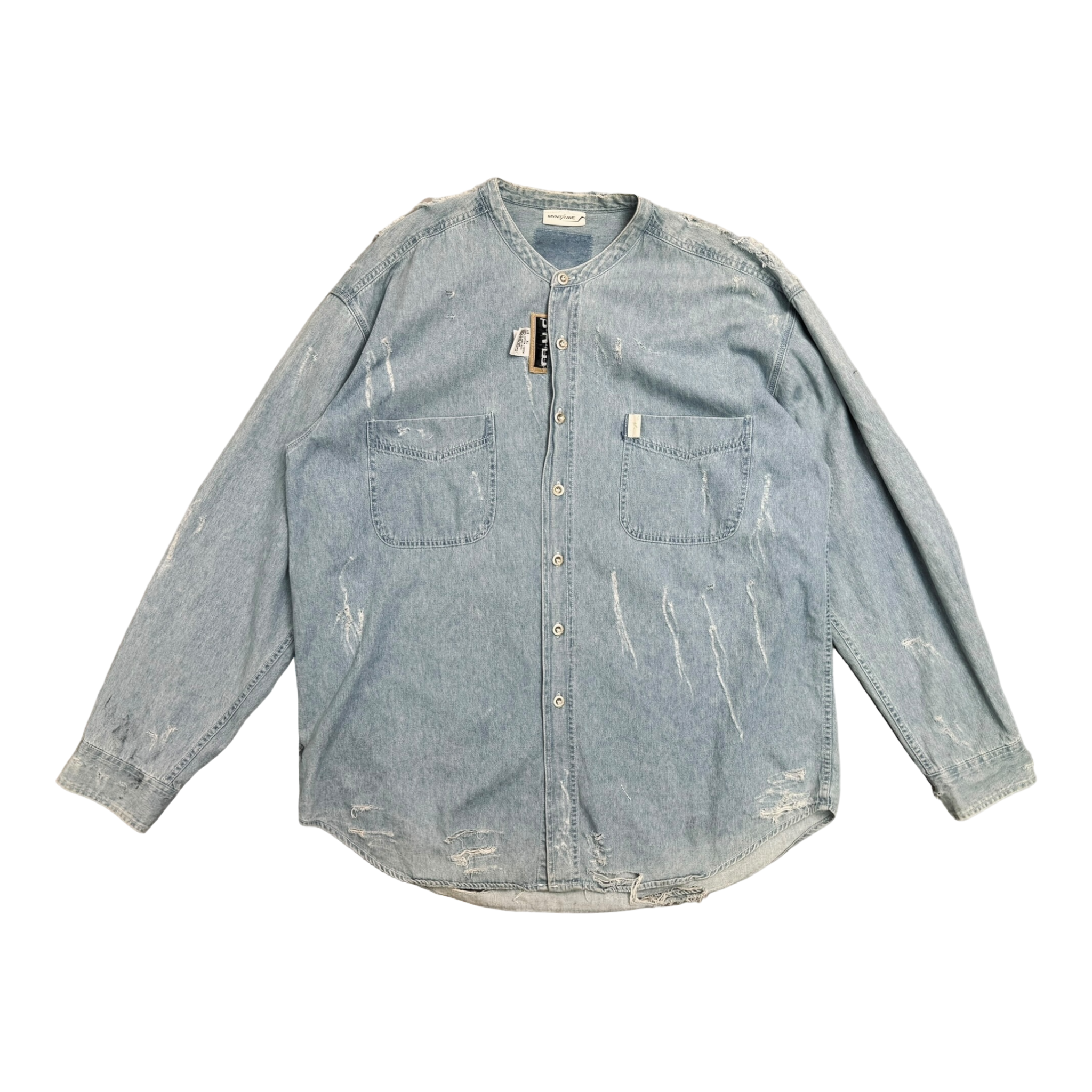 OG-MYNT™ DISTRESSED "REBIS" DENIM SHIRT