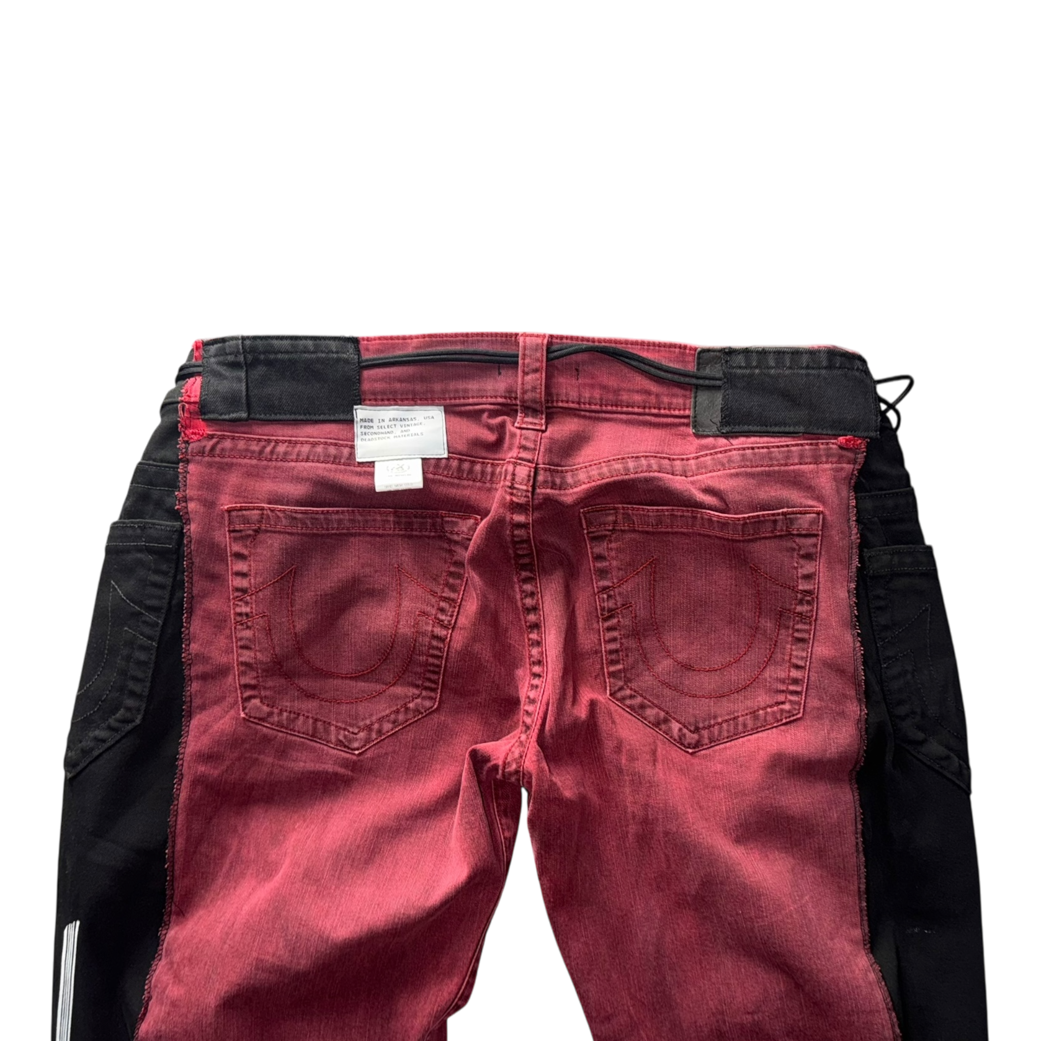 OG-MYNT™ DOUBLE-WIDE JEAN #6 [RED/BLACK]
