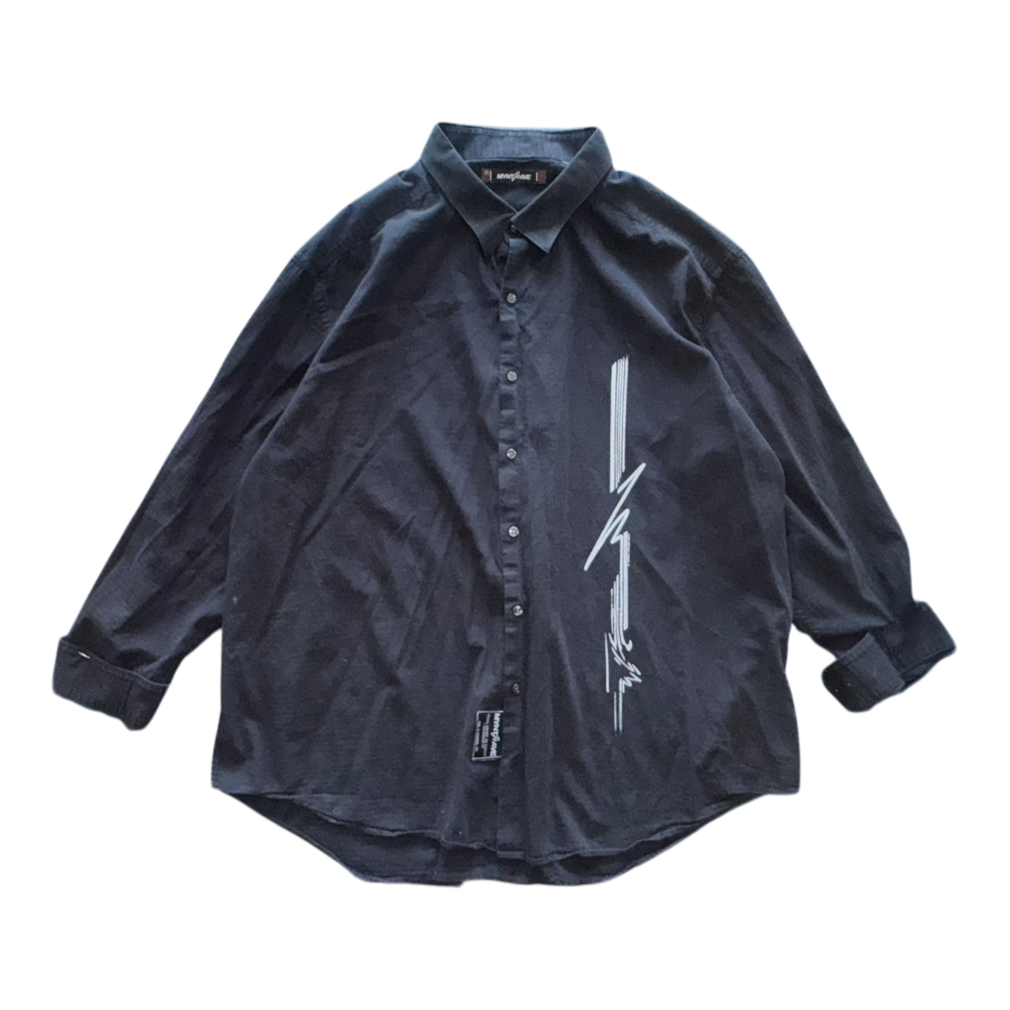 OG-MYNT™ SIDE-SPLIT SHIRT #2 // BLACK