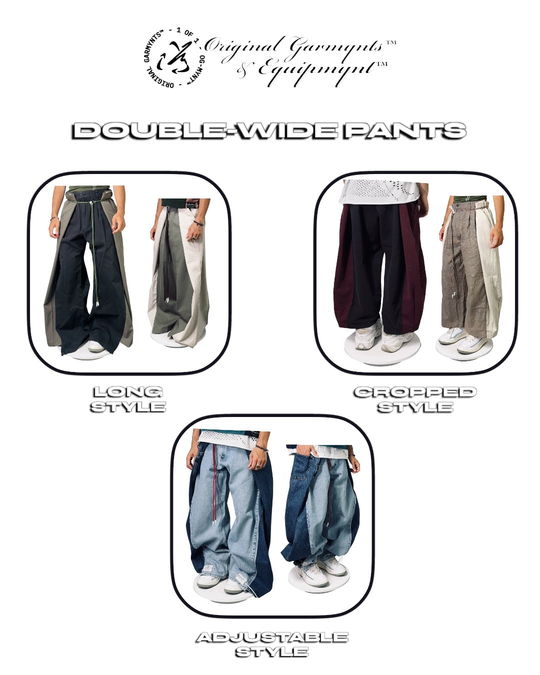 DOUBLE-WIDE SLACKS [CUSTOM]