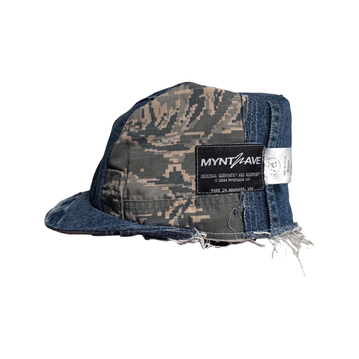 OG-MYNT™ SHORT BRIM HAT #4 — DENIM / DIGICAMO