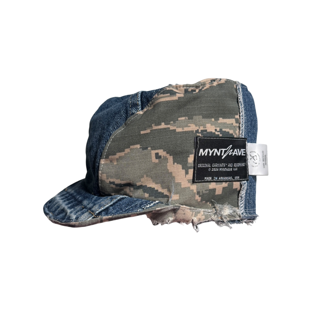 OG-MYNT™ SHORT BRIM HAT #5 — DENIM / DIGICAMO #2