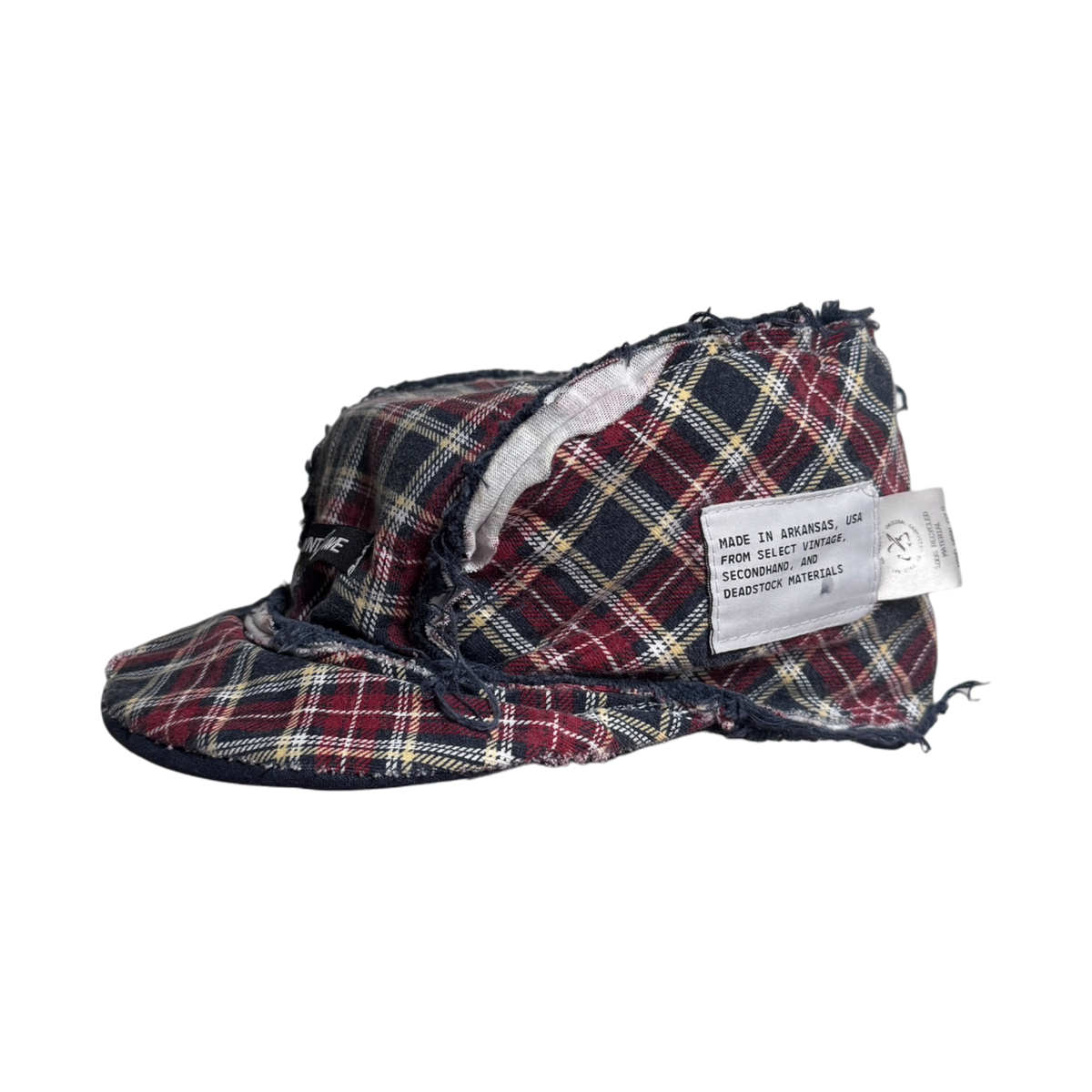 OG-MYNT™ SHORT BRIM HAT #9 — NAVY / PLAID