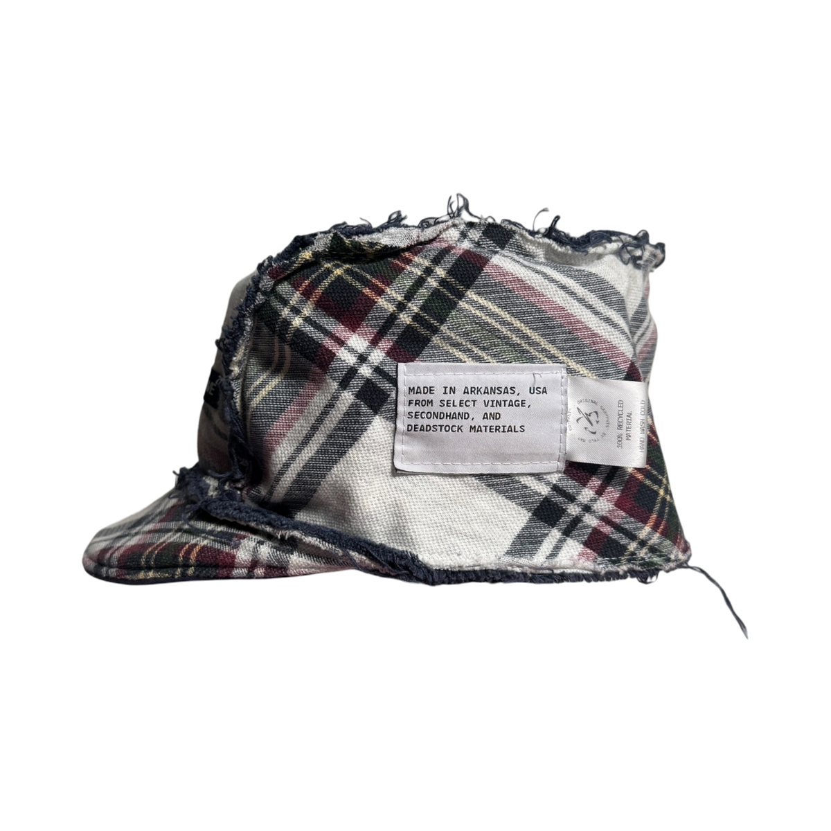 OG-MYNT™ SHORT BRIM HAT #10 — NAVY / PLAID
