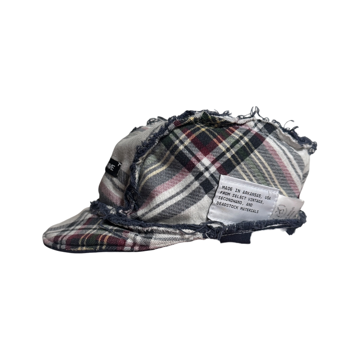 OG-MYNT™ SHORT BRIM HAT #10 — NAVY / PLAID